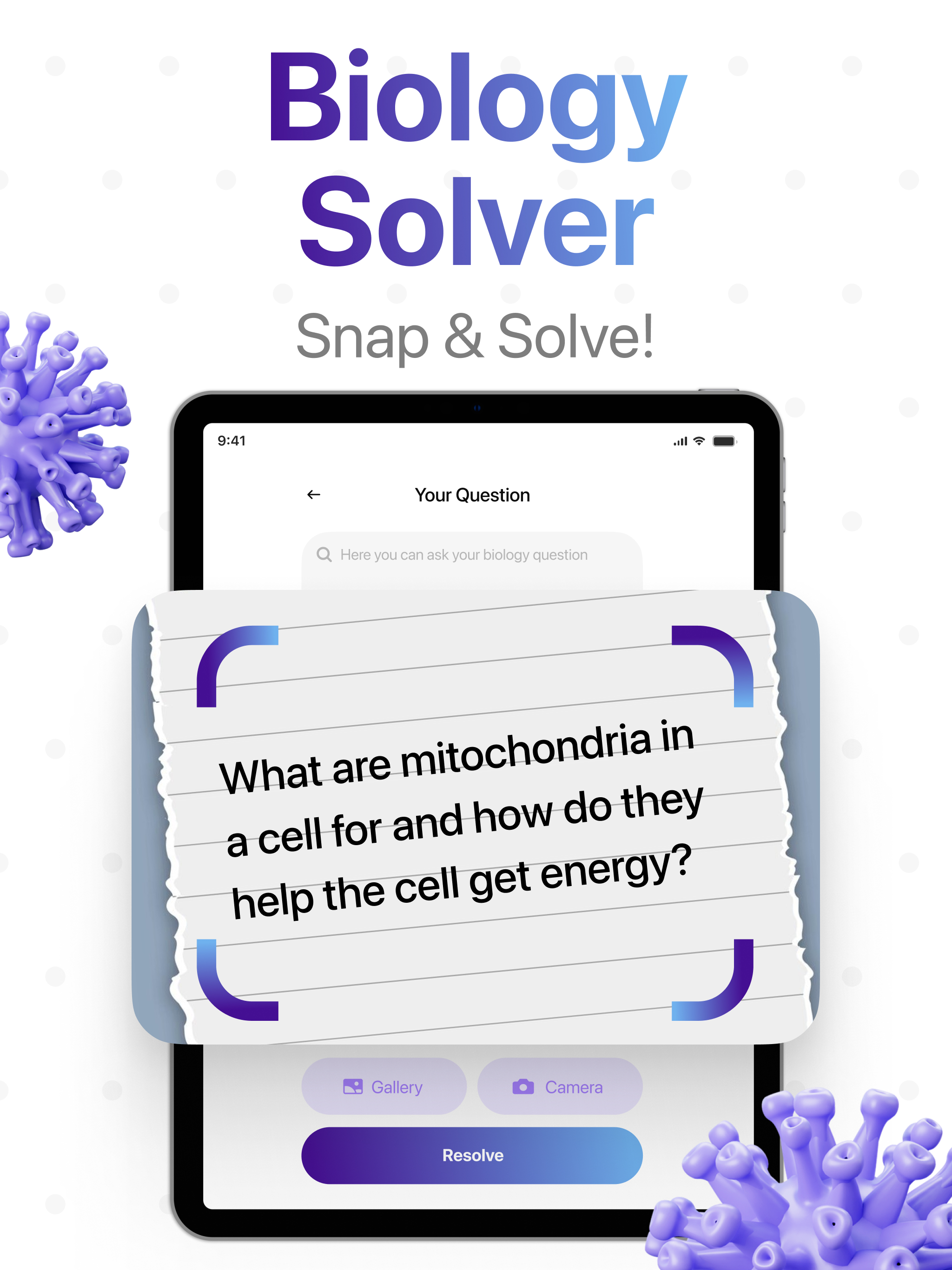 Biology Helper - Solver Answer