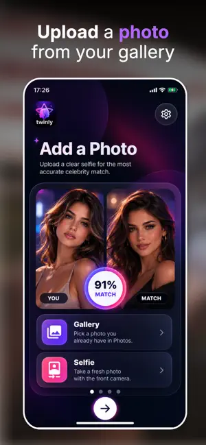 Celebrity look alike: Twinly screenshot 2