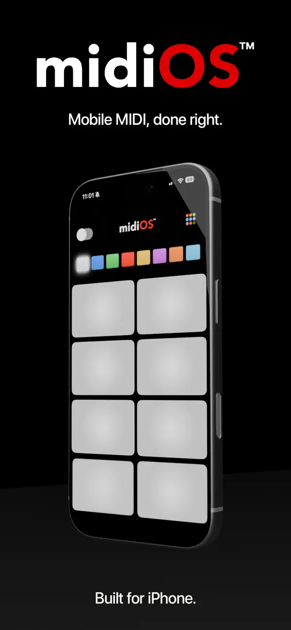 #1. midiOS (iOS) 게시자: jason merrill