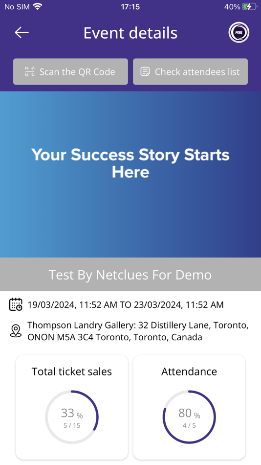 #5. Mega Star Events - Scanner (iOS) By: Netclues Inc