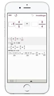 Brøk kalkulator 4in1 iphone bilder 2