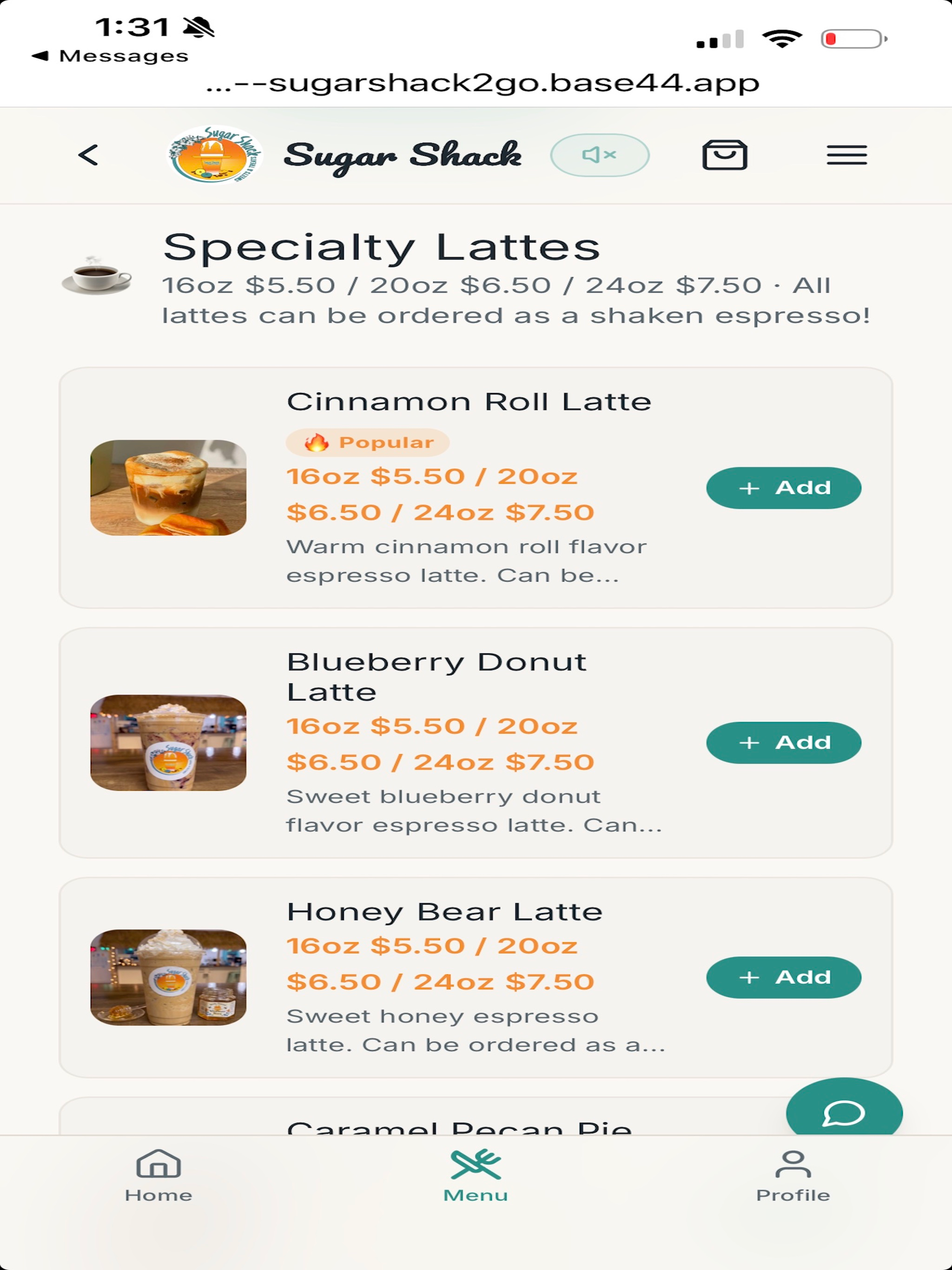 Sugar Shack Cafe Rocky Mount screenshot 4