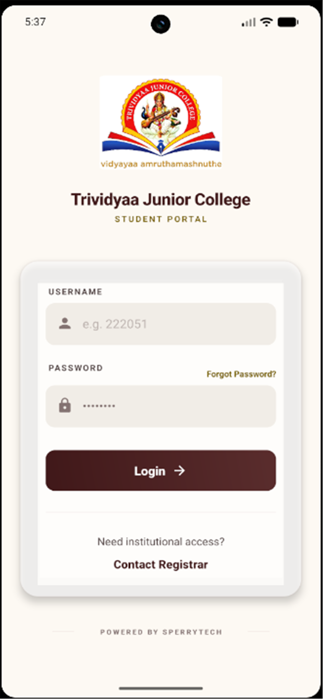 Trividyaa Junior College screenshot 3