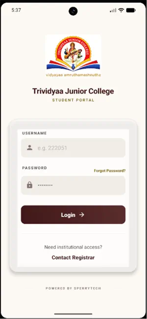 Trividyaa Junior College screenshot 3