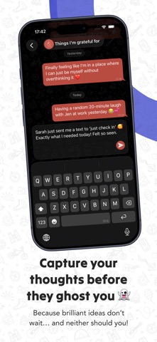 Hey Me - Chat Notes screenshot