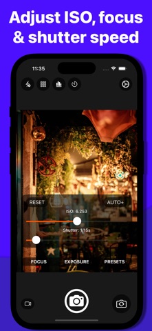 Exposure Camera - DSLR Photos screenshot