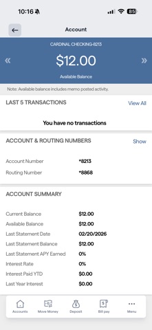 Virginia National Bank iPhone screenshot
