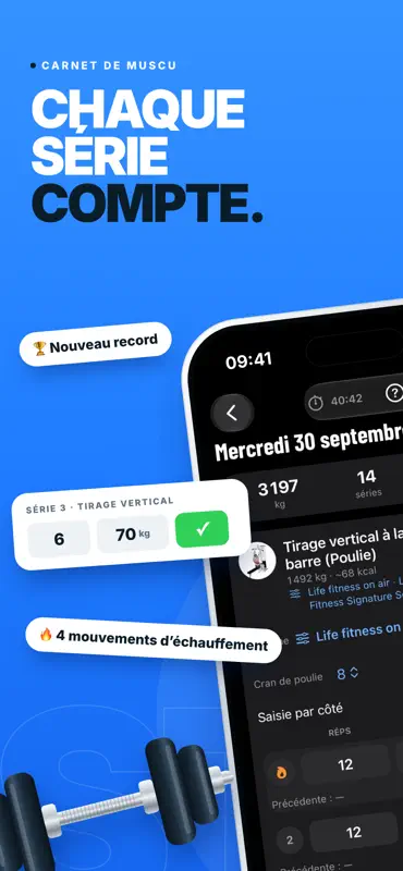 STARK: Carnet de Musculation screenshot 1 of 7