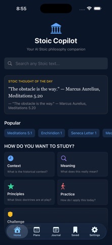 Stoic Copilot iPhone screenshot