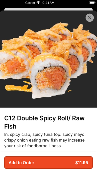 SushiAYCE/All You Can Eat iPhone screenshot 4 - Food & Drink app