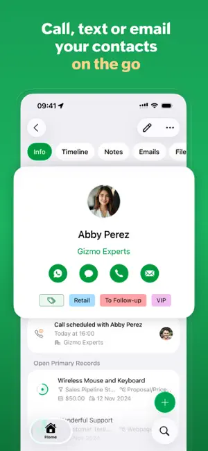 Bigin by Zoho CRM screenshot 1