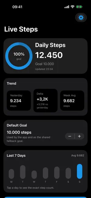 Live Steps screenshot 2