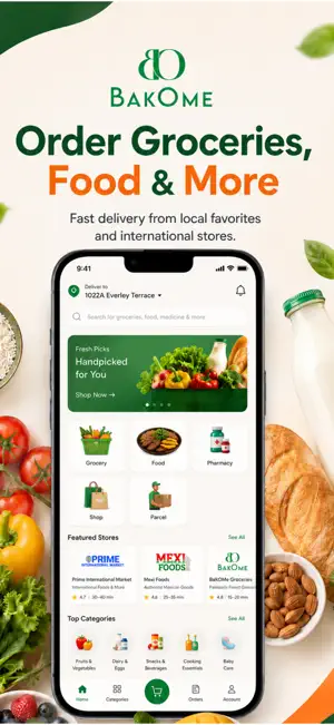 BakOme: Groceries & Food screenshot 2