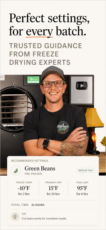 Freeze-Dry Buddy: Batch Log screenshot 1 of 4
