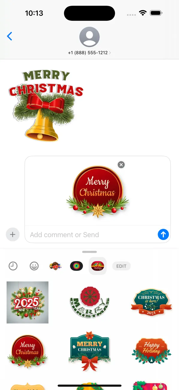 Screenshot #2 pour Christmas - X’mas Stickers