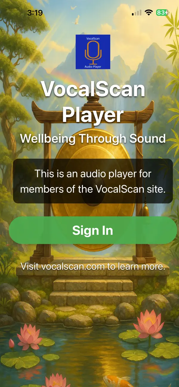 Screenshot #1 pour VocalScan Audio Player