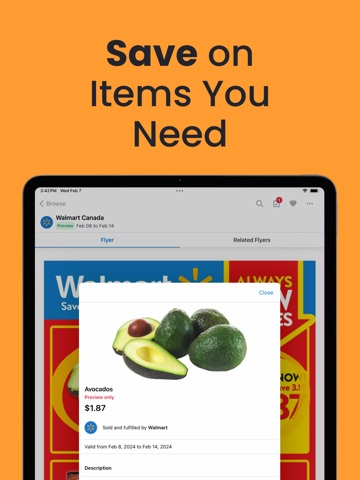 reebee: Flyers & Grocery List iPad screenshot 4