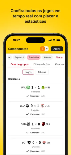 Placar UOL: Futebol e notícias iPhone screenshot 4