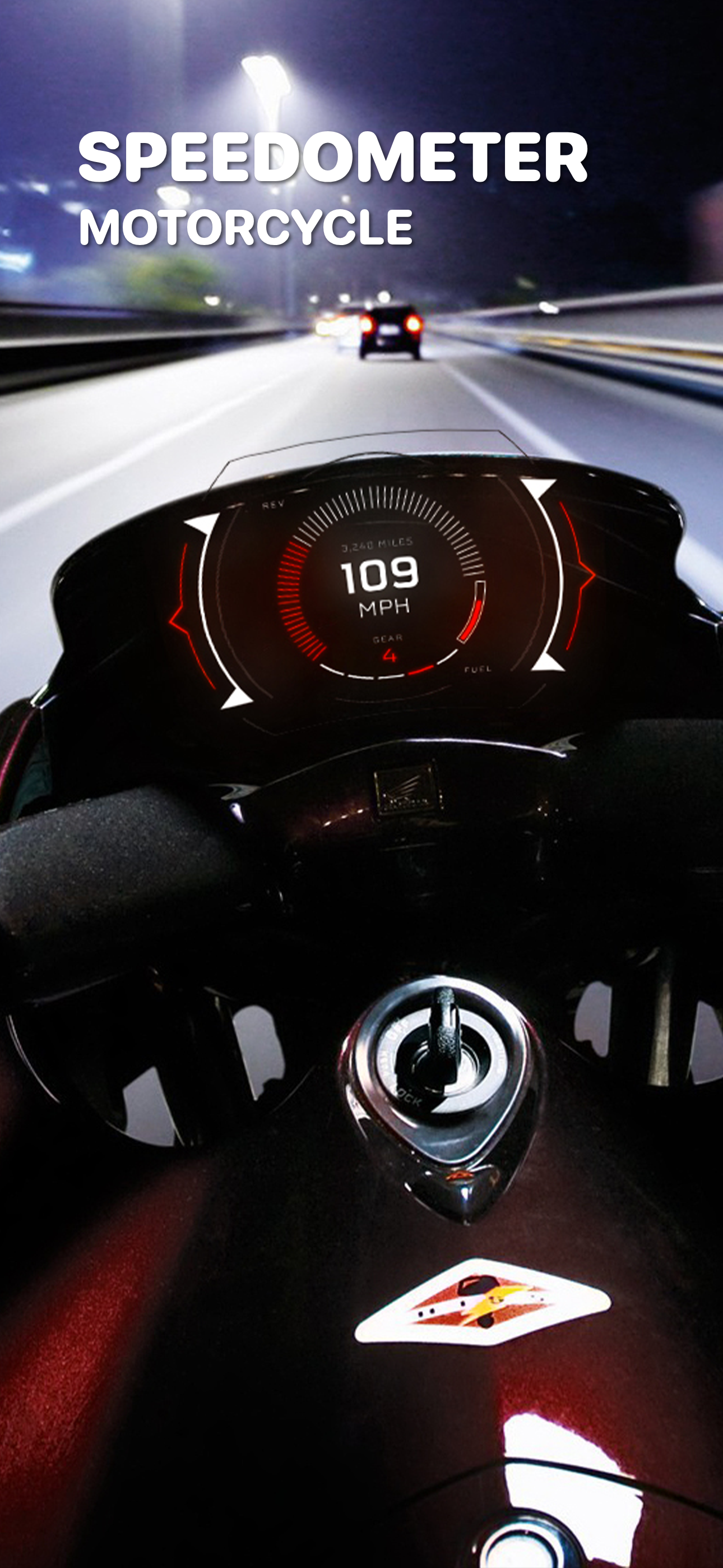 GPS Speedometer HUD & Odometer