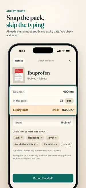 Medlet: Medicine Cabinet screenshot 2