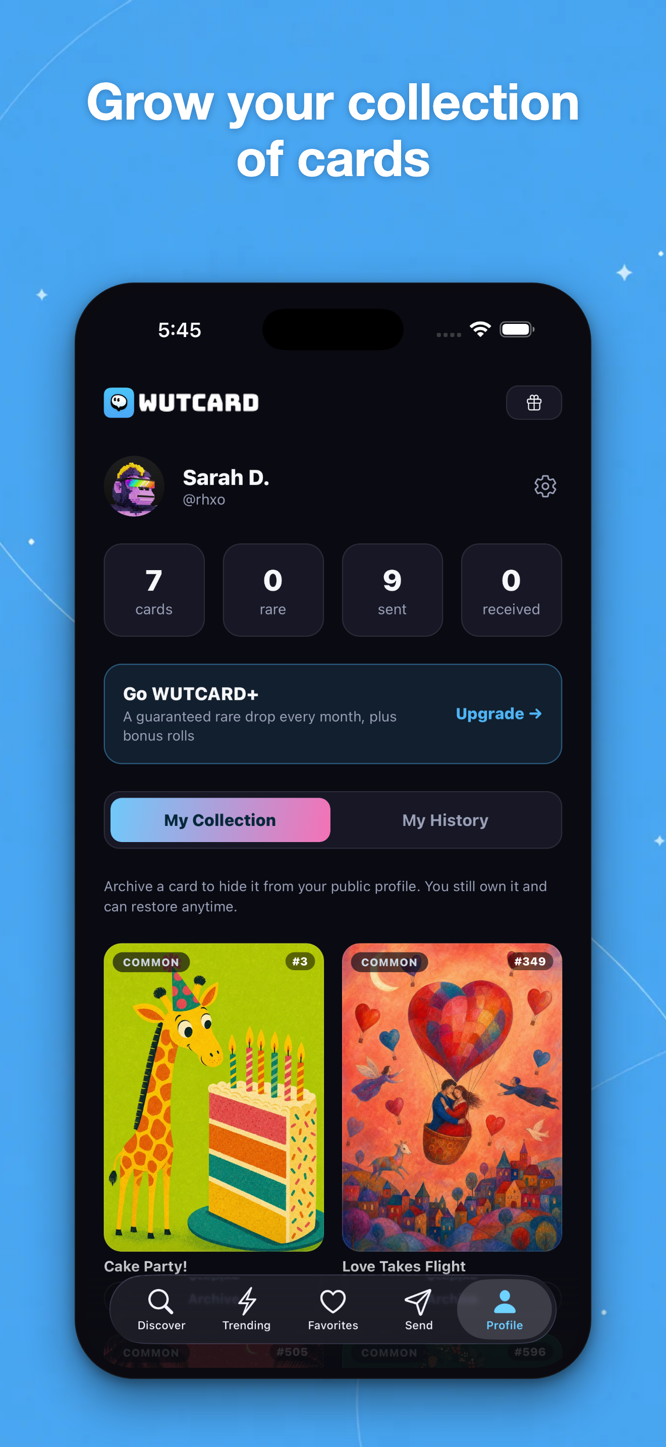 WUTCARD: Greeting Cards App screenshot 9