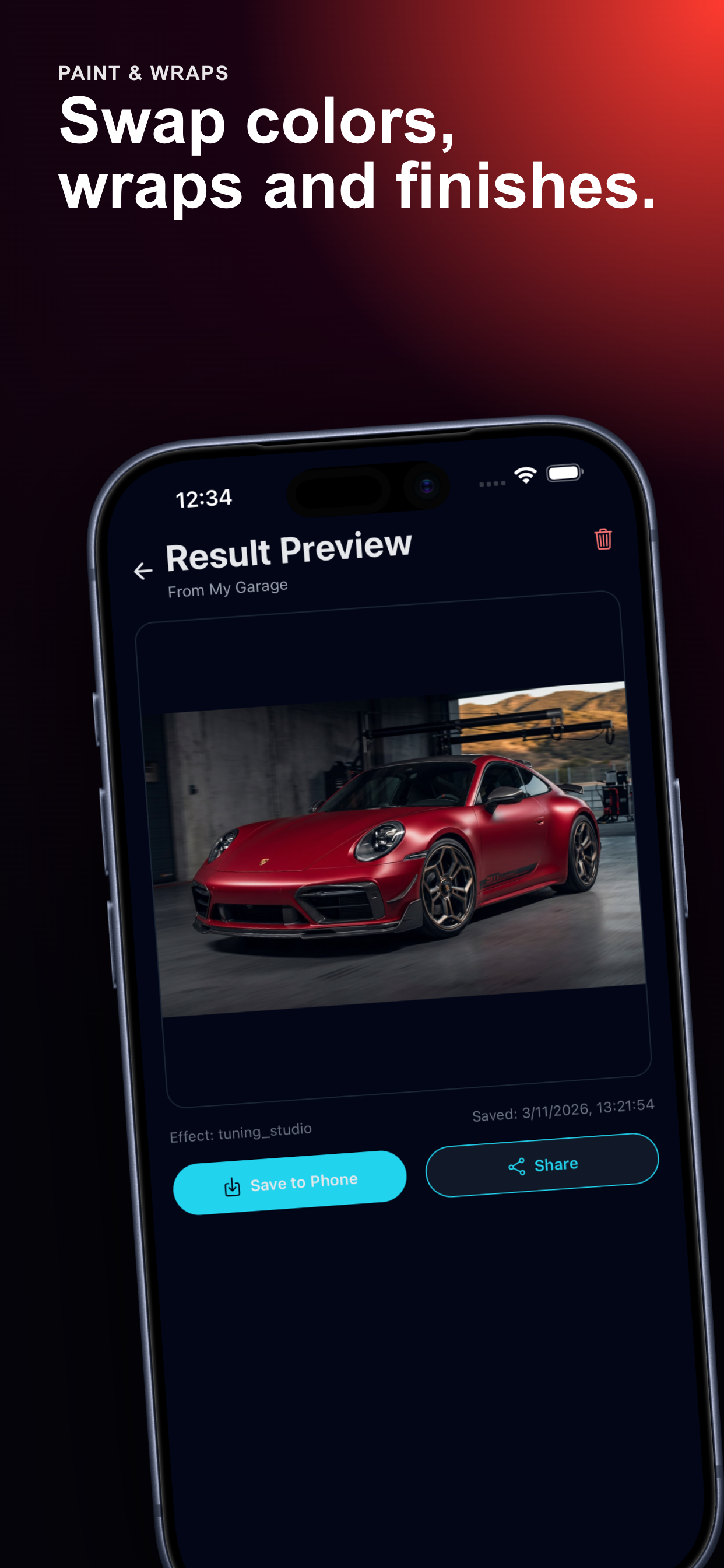 Tuning Studio: AI Car Editor