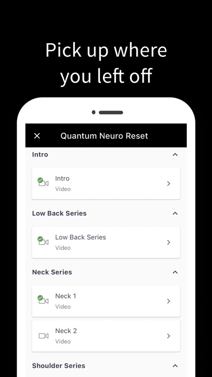 Quantum Neuro Reset