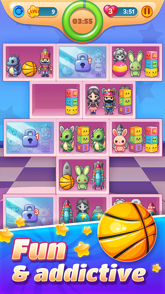 #4. Sorting Toys: Sort Shelf Game (iOS) Av: Megarama Games Ltd