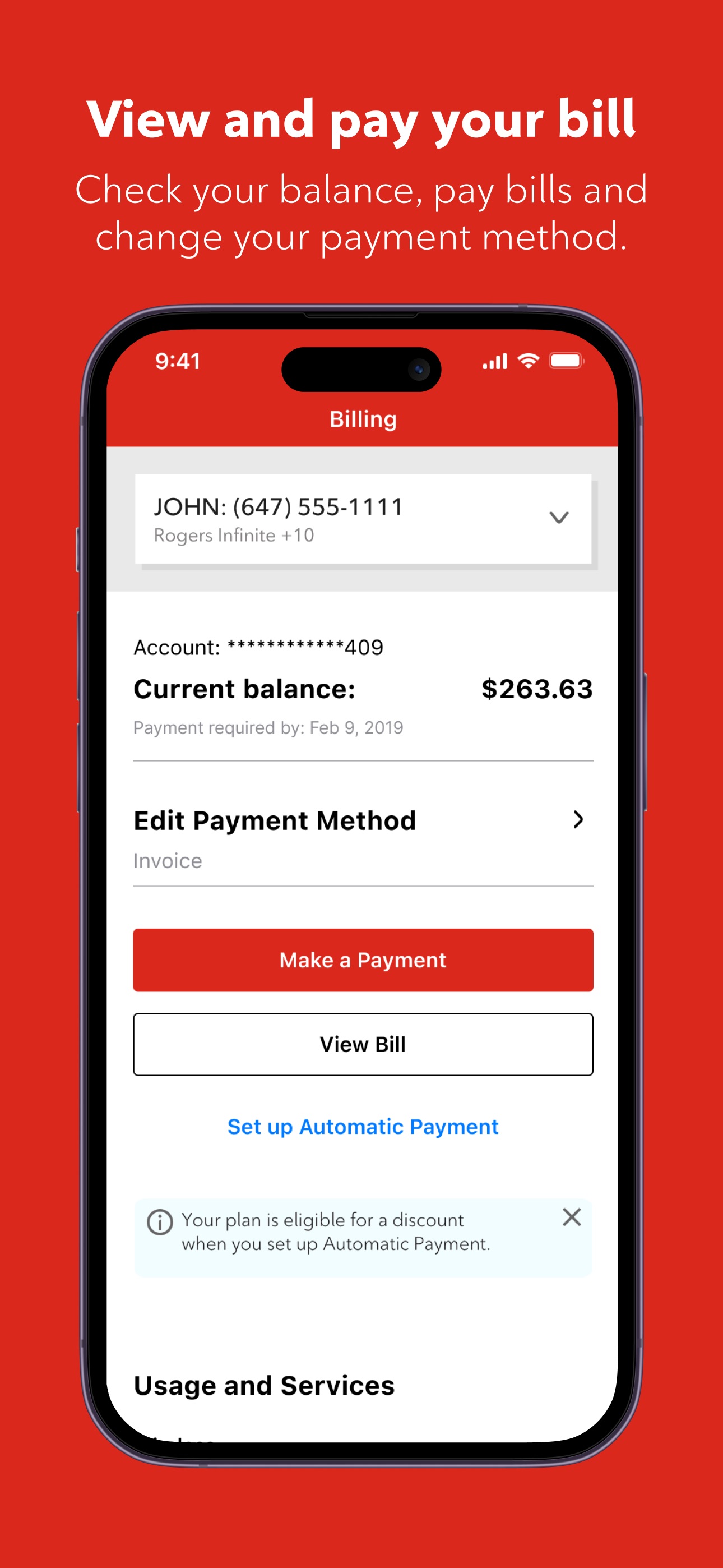 Screenshot 3 of MyRogers - Manage your account