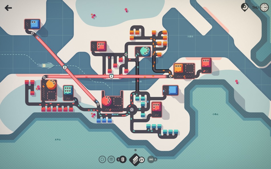 #7. Mini Motorways (macOS) Ved: Dinosaur Polo Club