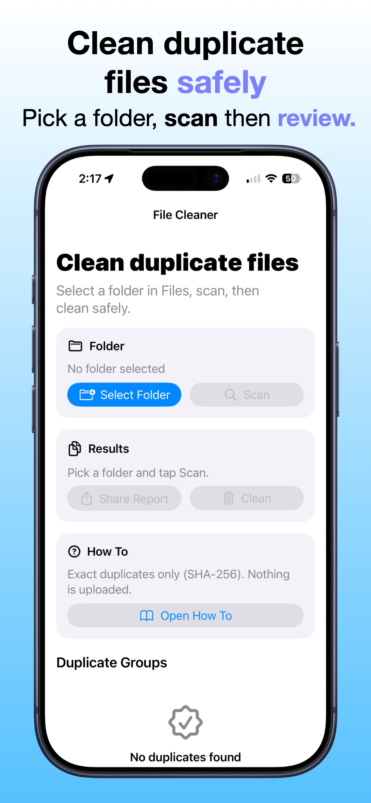 File Cleaner screenshot 1