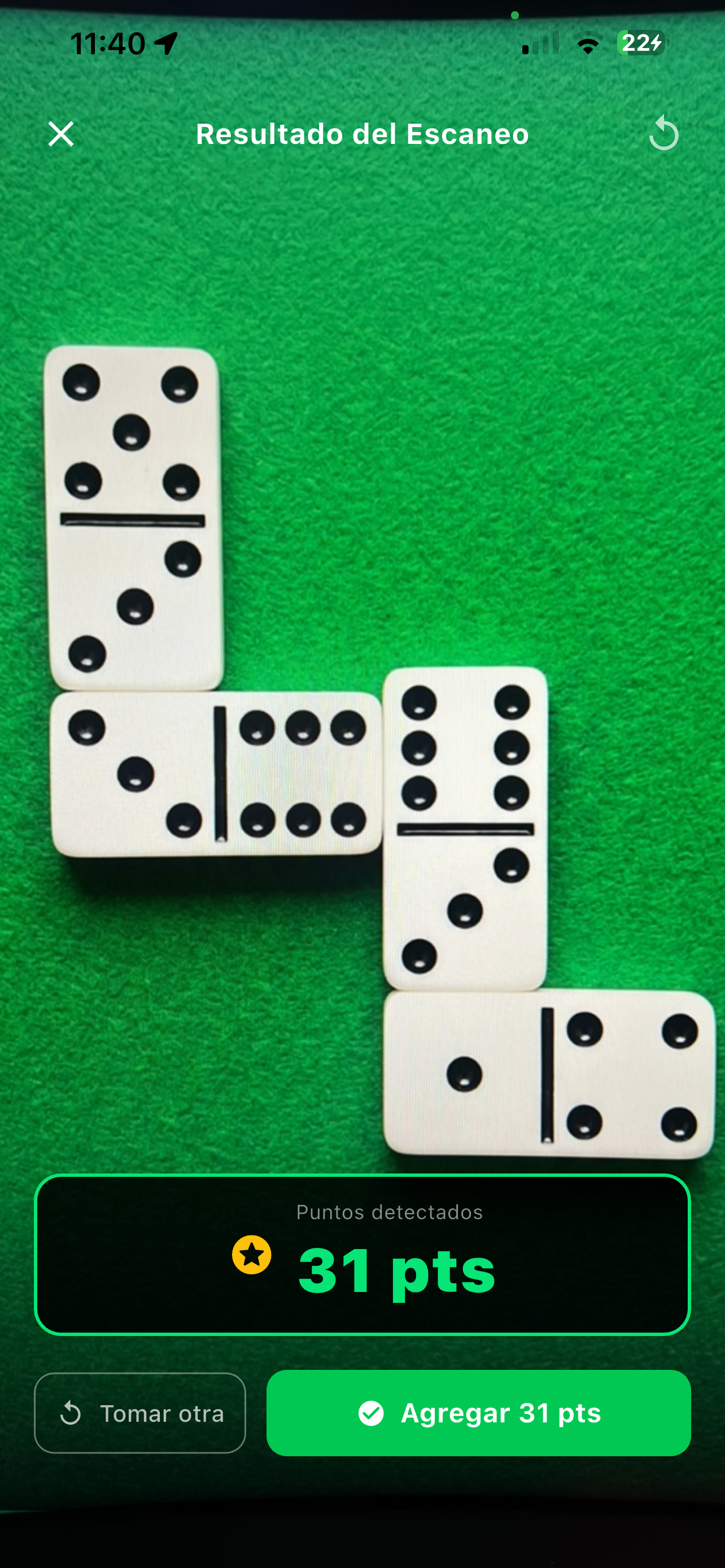 Domino Puntos Cam