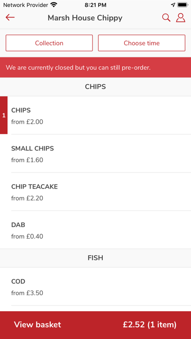 Marsh House Fish and Chip Shop Screenshot