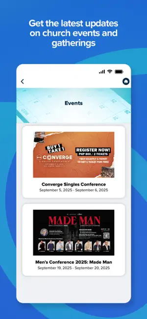 CCF Mobile App iPhone screenshot 2