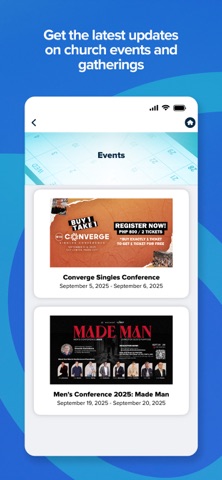 CCF Mobile App iPhone screenshot 2