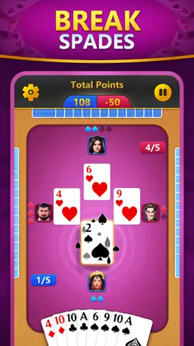 Spades - Classic Card Games screenshot 3
