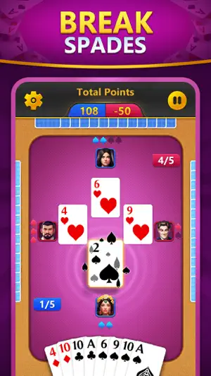 Spades - Classic Card Games screenshot 3