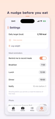 Ekilo: Calorie Counter & Log screenshot 7