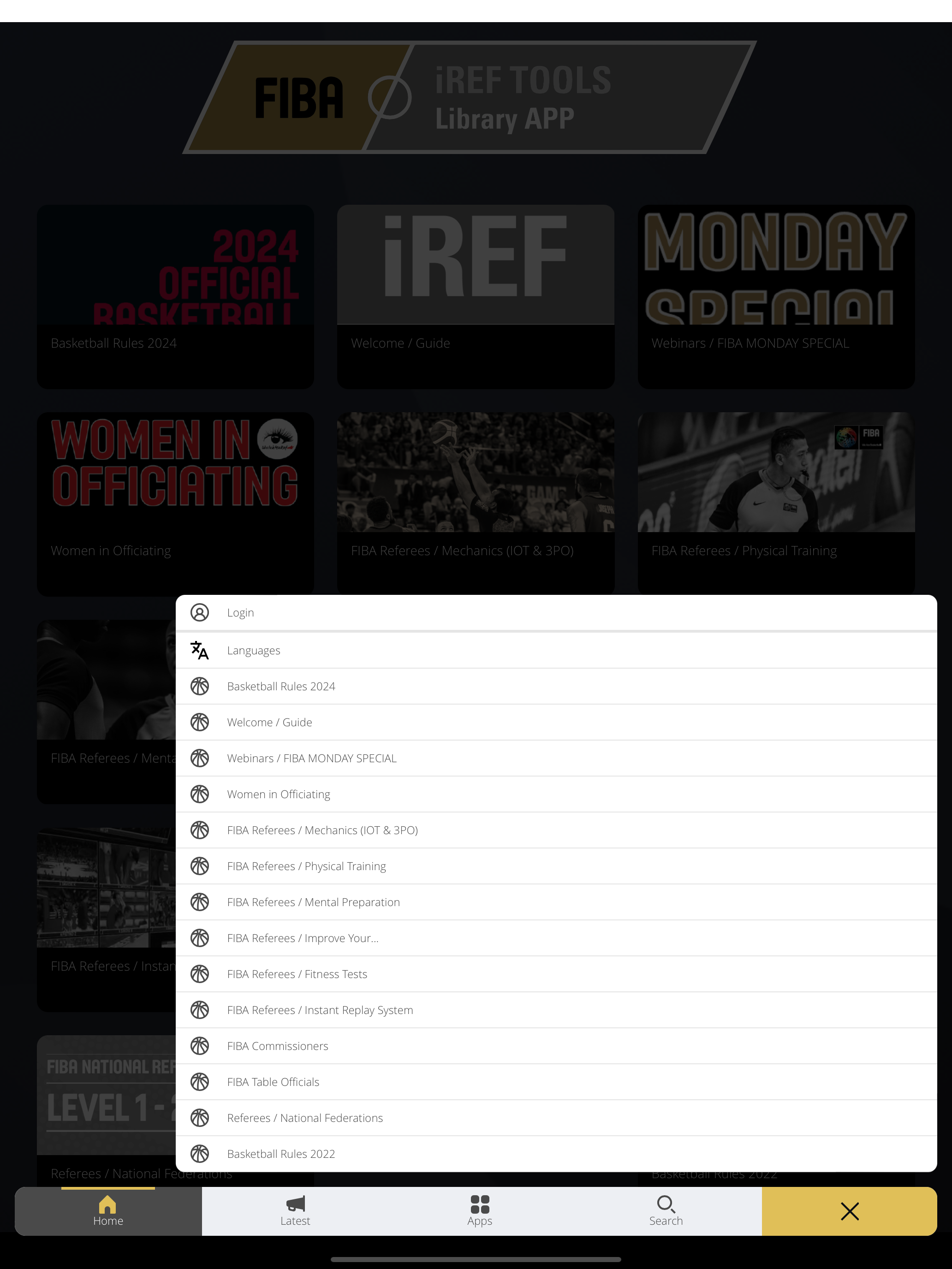 FIBA iRef Library