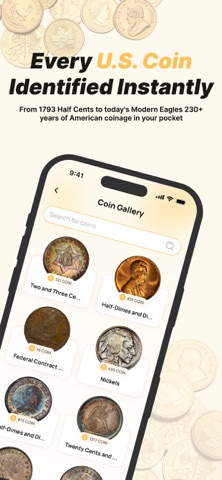 CoinKnow: Coin Identifier iPhone screenshot