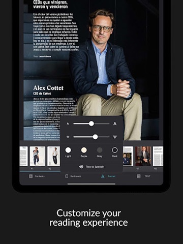 Dear Magazine iPad screenshot