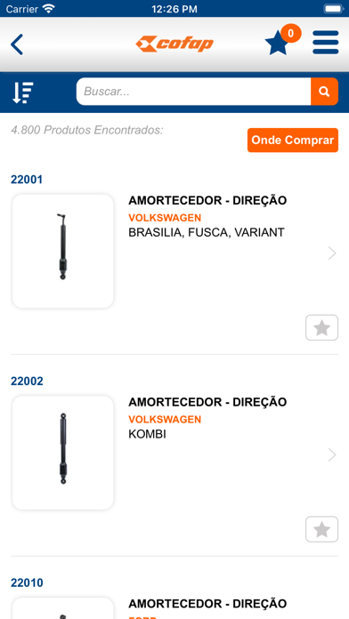 Magneti Marelli Cofap-Catálogo Screenshot
