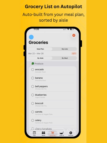 MealMap: AI Meal Planner iPad screenshot