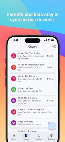 Family Chore Manager: ChoreMan, App Store screenshot