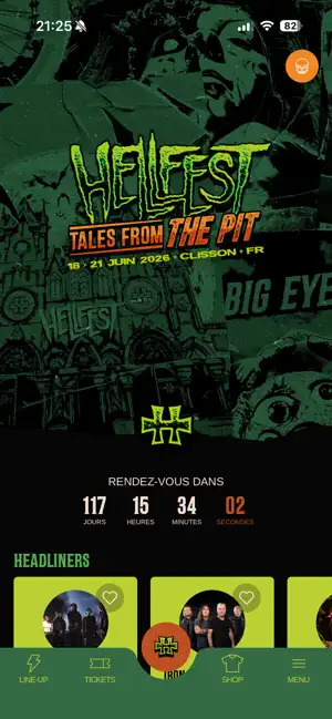 Hellfest 2026 iPhone screenshot 1
