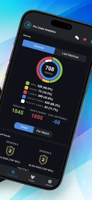 Pro Club Analytics screenshot 2