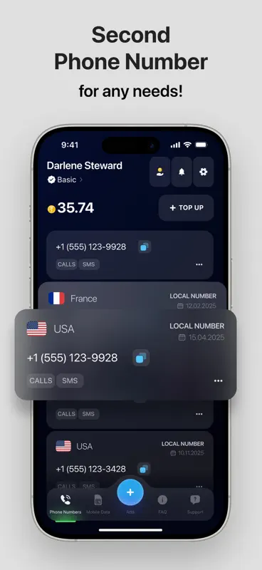 eSIM Plus: Second Phone Number screenshot 2 of 5