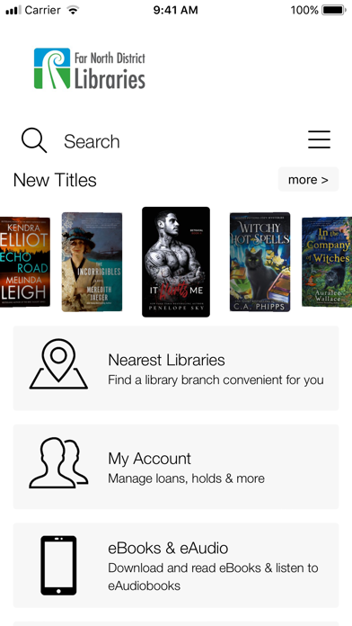 Far North District Libraries Screenshot