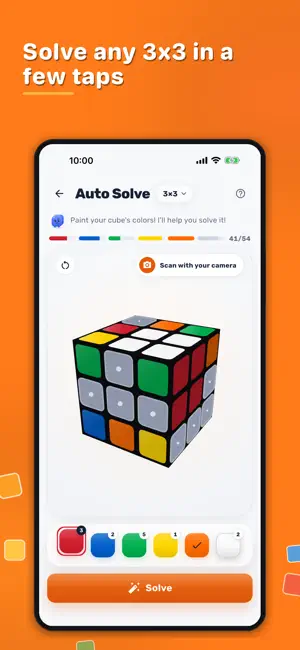 Rubik's Cube Solver & Tutorial screenshot 2