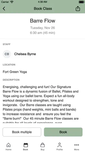 Fort Green Yoga screenshot 3